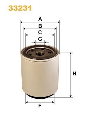 Filtro carburante - 33231 WIX FILTERS