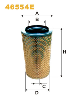 Filtro aria - 46554E WIX FILTERS