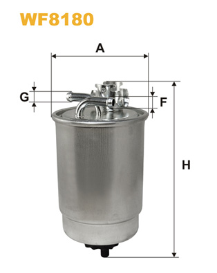 Fuel filter - WF8180 WIX FILTERS