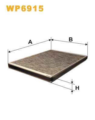 Filter, interior air - WP6915 WIX FILTERS