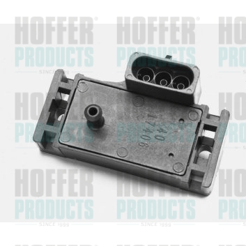 Датчик, давление во впускной трубе - 7472052 HOFFER