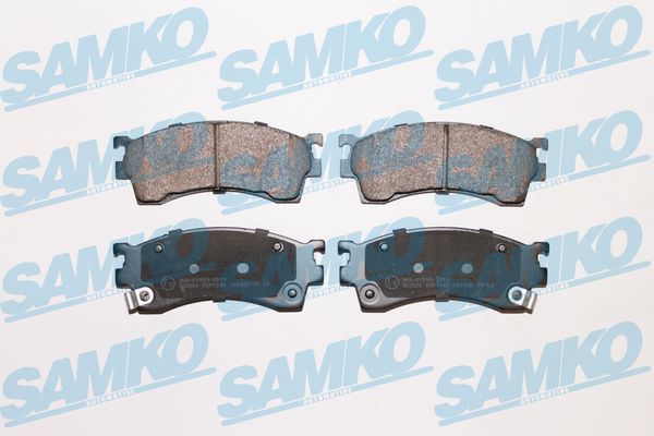 Комплект тормозных колодок, дисковый тормоз - 5SP1045 SAMKO