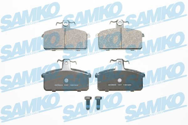 Brake Pad Set, disc brake - 5SP107 SAMKO