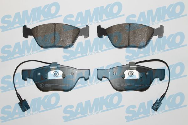 Комплект тормозных колодок, дисковый тормоз - 5SP1098 SAMKO