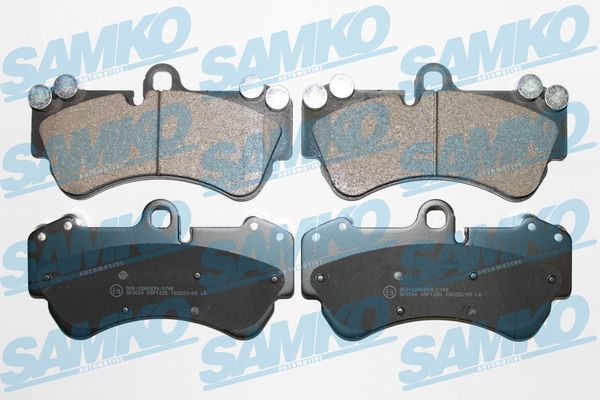 Комплект тормозных колодок, дисковый тормоз - 5SP1226 SAMKO