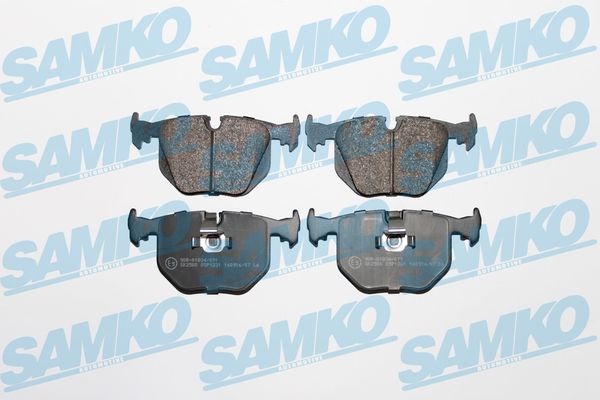 Комплект тормозных колодок, дисковый тормоз - 5SP1231 SAMKO