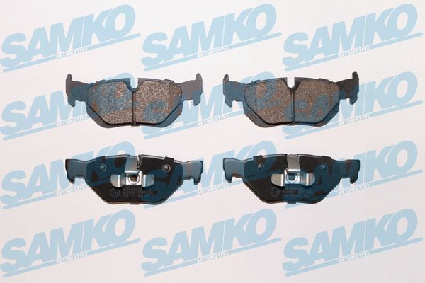 Комплект тормозных колодок, дисковый тормоз - 5SP1252 SAMKO