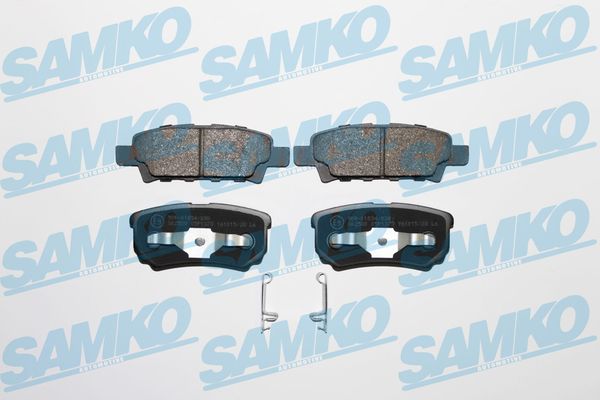 Комплект тормозных колодок, дисковый тормоз - 5SP1373 SAMKO