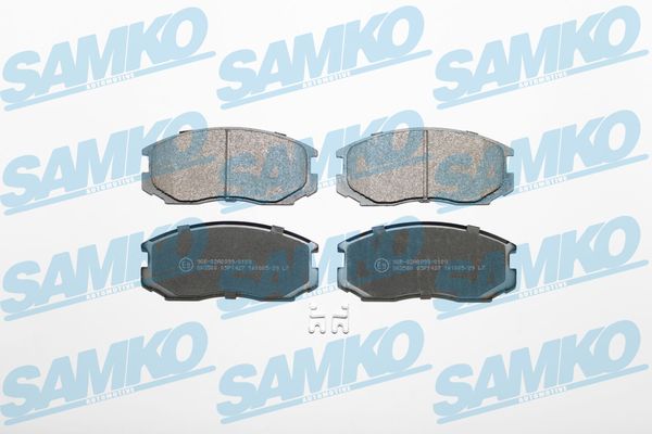 Комплект тормозных колодок, дисковый тормоз - 5SP1427 SAMKO
