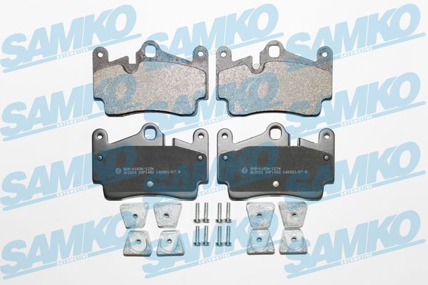 Комплект тормозных колодок, дисковый тормоз - 5SP1482 SAMKO