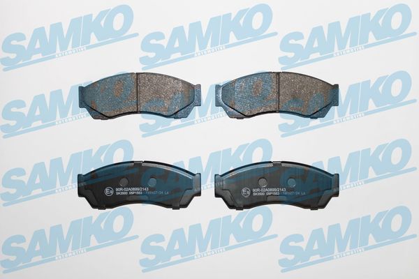Brake Pad Set, disc brake - 5SP1553 SAMKO