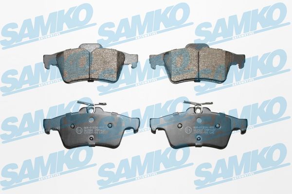 Комплект тормозных колодок, дисковый тормоз - 5SP1637 SAMKO