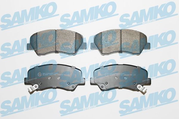 Комплект тормозных колодок, дисковый тормоз - 5SP1744 SAMKO