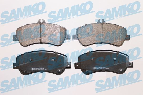Brake Pad Set, disc brake - 5SP1762 SAMKO