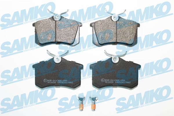 stabdžių trinkelių rinkinys, diskinis stabdys - 5SP1788 SAMKO
