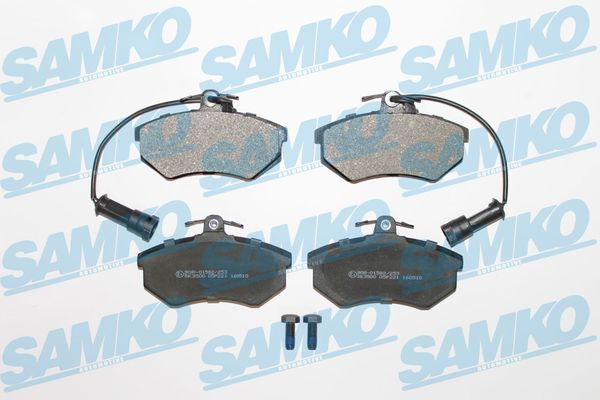 Комплект тормозных колодок, дисковый тормоз - 5SP221 SAMKO