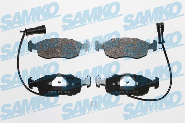 stabdžių trinkelių rinkinys, diskinis stabdys - 5SP269 SAMKO
