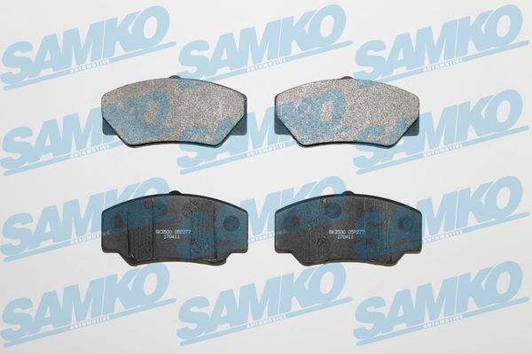 Brake Pad Set, disc brake - 5SP277 SAMKO