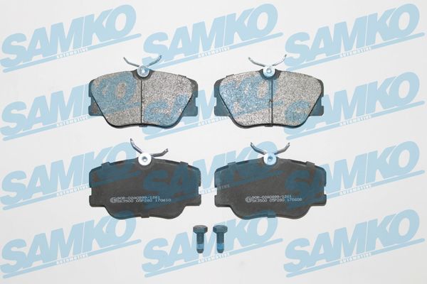 Комплект тормозных колодок, дисковый тормоз - 5SP280 SAMKO