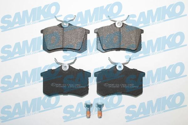 Brake Pad Set, disc brake - 5SP294 SAMKO