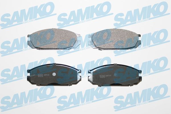 stabdžių trinkelių rinkinys, diskinis stabdys - 5SP376 SAMKO