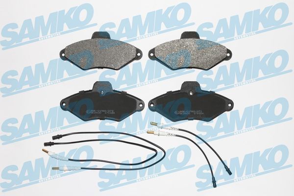 Brake Pad Set, disc brake - 5SP487 SAMKO