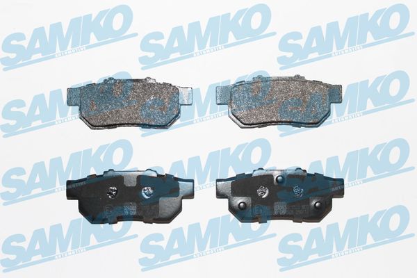 Комплект тормозных колодок, дисковый тормоз - 5SP505 SAMKO