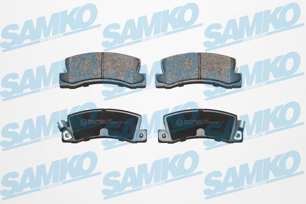 Комплект тормозных колодок, дисковый тормоз - 5SP514 SAMKO