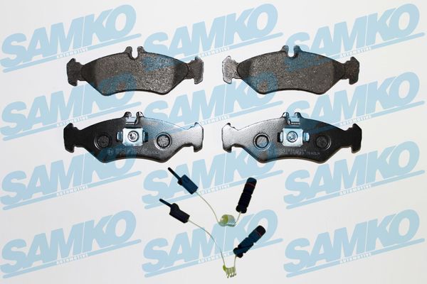 Комплект тормозных колодок, дисковый тормоз - 5SP609A SAMKO