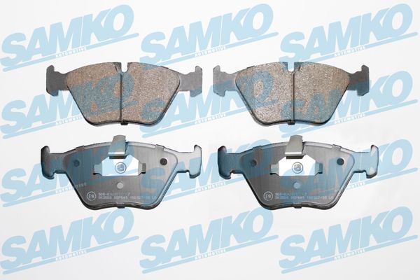 Комплект тормозных колодок, дисковый тормоз - 5SP649 SAMKO