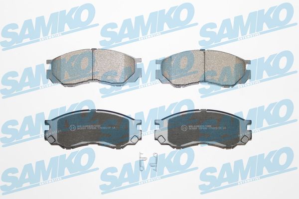 Комплект тормозных колодок, дисковый тормоз - 5SP686 SAMKO