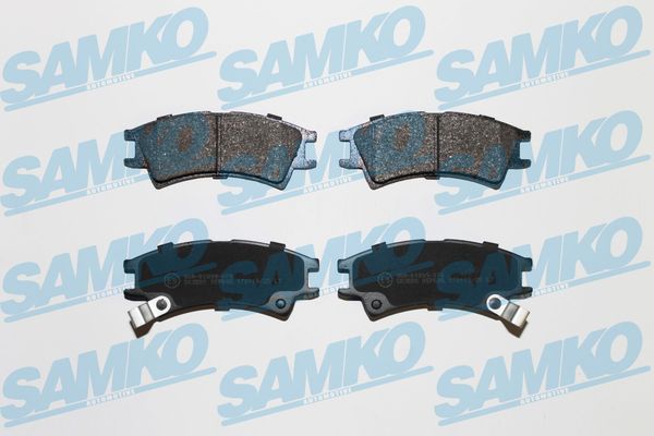 Комплект тормозных колодок, дисковый тормоз - 5SP695 SAMKO