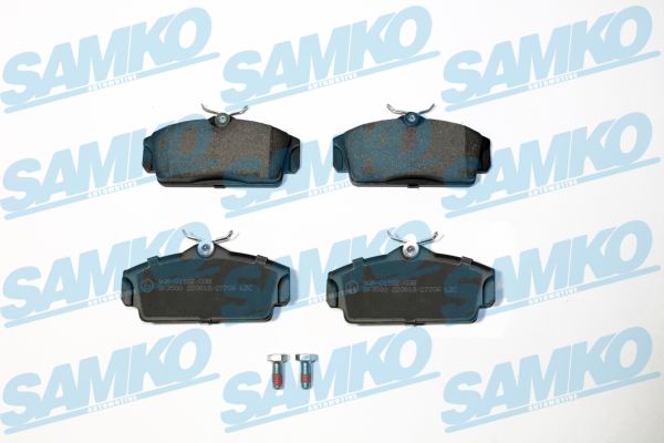 Комплект тормозных колодок, дисковый тормоз - 5SP706 SAMKO