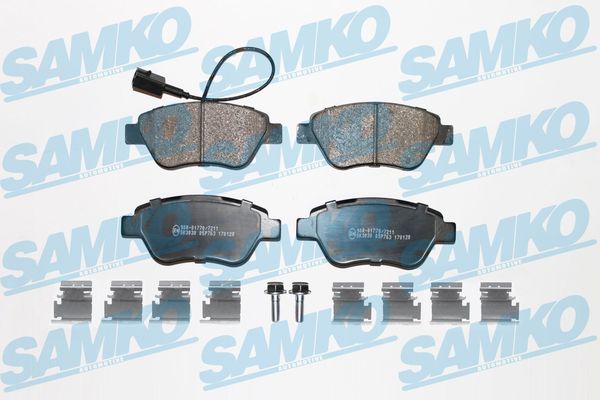 Brake Pad Set, disc brake - 5SP763K SAMKO