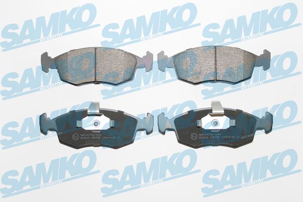 Комплект тормозных колодок, дисковый тормоз - 5SP785 SAMKO