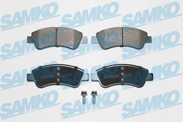Комплект тормозных колодок, дисковый тормоз - 5SP802 SAMKO