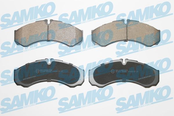 Комплект тормозных колодок, дисковый тормоз - 5SP955 SAMKO