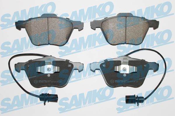 stabdžių trinkelių rinkinys, diskinis stabdys - 5SP971 SAMKO