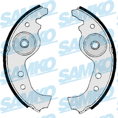 Brake Shoe Set - 80890 SAMKO
