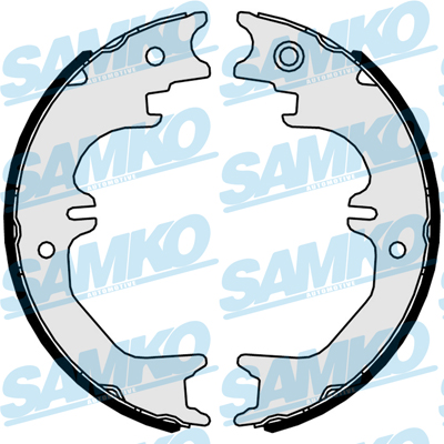 Brake Shoe Set, parking brake - 81084 SAMKO