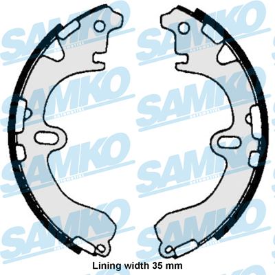 Kit ganasce freno - 86720 SAMKO