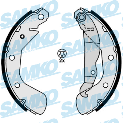 Brake Shoe Set - 88130 SAMKO
