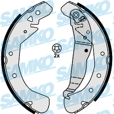 Brake Shoe Set - 88210 SAMKO