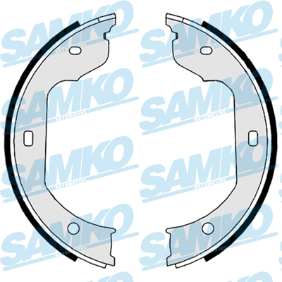 Brake Shoe Set, parking brake - 89110 SAMKO