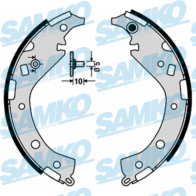 Brake Shoe Set - 89170 SAMKO