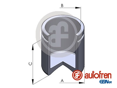 Поршень, корпус скобы тормоза - D025129 AUTOFREN SEINSA