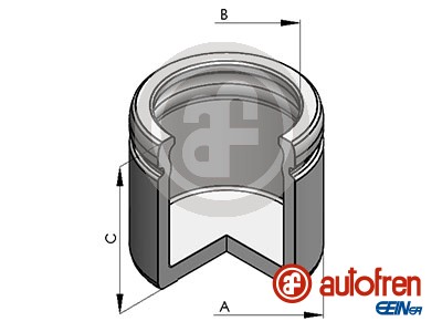 Piston, brake caliper - D025188 AUTOFREN SEINSA