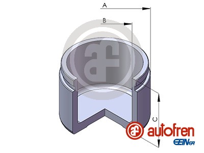 Piston, brake caliper - D025225 AUTOFREN SEINSA