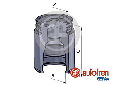 Piston, brake caliper - D025251 AUTOFREN SEINSA
