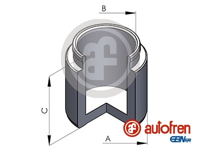Pistone, Pinza freno - D025348 AUTOFREN SEINSA